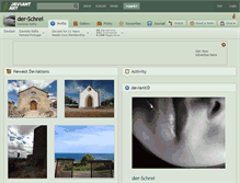 Tablet Screenshot of der-schrei.deviantart.com