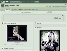 Tablet Screenshot of chibi-von-uber-kuhl.deviantart.com