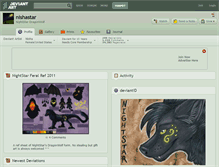 Tablet Screenshot of nishastar.deviantart.com