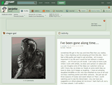 Tablet Screenshot of janjette.deviantart.com