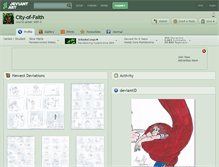 Tablet Screenshot of city-of-faith.deviantart.com