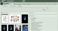 Desktop Screenshot of marcoangelo.deviantart.com