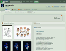 Tablet Screenshot of marcoangelo.deviantart.com