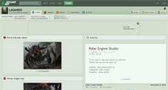 Desktop Screenshot of lasahido.deviantart.com