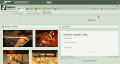 Desktop Screenshot of maldracai.deviantart.com