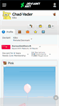 Mobile Screenshot of chad-vader.deviantart.com