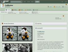 Tablet Screenshot of codibooher.deviantart.com