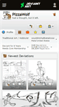 Mobile Screenshot of pizzawolf.deviantart.com