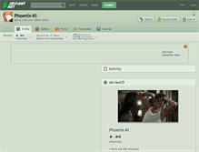 Tablet Screenshot of phoenix-ki.deviantart.com