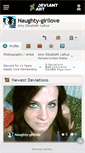 Mobile Screenshot of naughty-girllove.deviantart.com