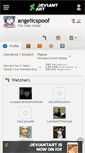 Mobile Screenshot of angelicspoof.deviantart.com