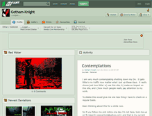 Tablet Screenshot of gotham-knight.deviantart.com