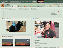 Tablet Screenshot of lordpint.deviantart.com