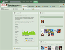 Tablet Screenshot of expandamonium.deviantart.com