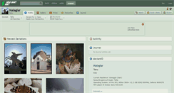 Desktop Screenshot of malaglar.deviantart.com