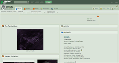 Desktop Screenshot of kwolfe.deviantart.com