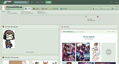 Desktop Screenshot of princesspetticoat.deviantart.com