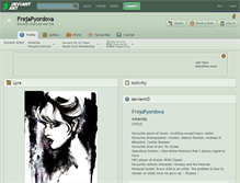 Tablet Screenshot of frejapyordova.deviantart.com