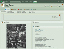 Tablet Screenshot of mister-palmer.deviantart.com