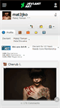 Mobile Screenshot of mat3jko.deviantart.com