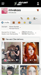 Mobile Screenshot of miwakoos.deviantart.com