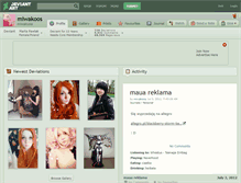 Tablet Screenshot of miwakoos.deviantart.com