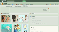 Desktop Screenshot of dawnne.deviantart.com