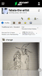 Mobile Screenshot of fabala-the-artist.deviantart.com