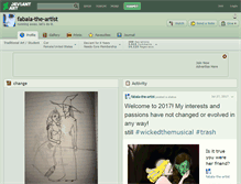 Tablet Screenshot of fabala-the-artist.deviantart.com