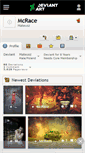 Mobile Screenshot of mcrace.deviantart.com