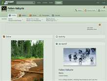 Tablet Screenshot of fallen-valkyrie.deviantart.com