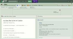 Desktop Screenshot of miscy.deviantart.com