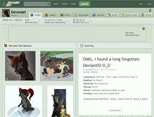 Tablet Screenshot of devonart.deviantart.com