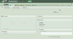 Desktop Screenshot of mdnight.deviantart.com