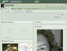 Tablet Screenshot of johnny-rock.deviantart.com