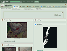 Tablet Screenshot of grimzchik.deviantart.com