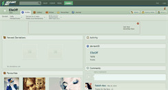 Desktop Screenshot of elleoff.deviantart.com