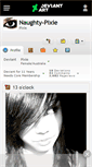 Mobile Screenshot of naughty-pixie.deviantart.com