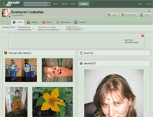 Tablet Screenshot of gwenyver-costumes.deviantart.com