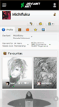 Mobile Screenshot of michifuku.deviantart.com