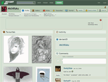 Tablet Screenshot of michifuku.deviantart.com