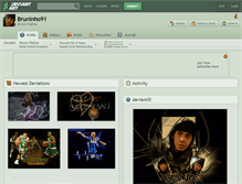 Tablet Screenshot of bruninho91.deviantart.com