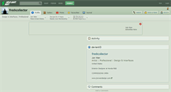 Desktop Screenshot of freshcollector.deviantart.com