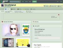 Tablet Screenshot of denverdesignlab.deviantart.com