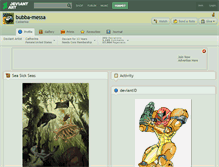Tablet Screenshot of bubba-messa.deviantart.com