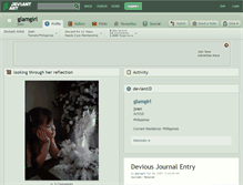 Tablet Screenshot of glamgirl.deviantart.com