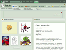 Tablet Screenshot of nazarith.deviantart.com