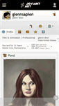 Mobile Screenshot of glennsapien.deviantart.com