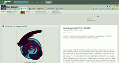 Desktop Screenshot of blue-rakuen.deviantart.com