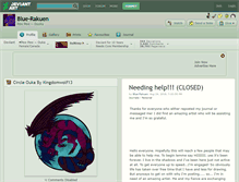 Tablet Screenshot of blue-rakuen.deviantart.com